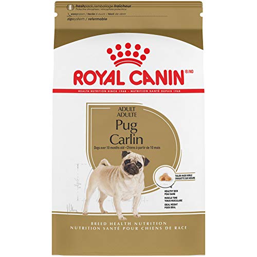 ROYAL CANIN Breed Health Nutrition Pug Adult Dry Dog Food, 2.5-Pound by Royal Canin