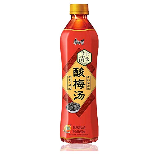 Kang shi Fu Bottled Drinks 500ml / 17 fl oz (Plum Drink, 15 Bottles)