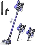 EICOBOT Cordless Vacuum Cleaner,High Efficiency Stick Vacuum Cleaner with 30min Long Runtime Detachable Battery, 4 in 1 Lightweight Quiet Vacuum Cleaner Perfect for Hardwood Floor Pet Hair A10