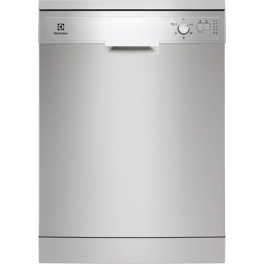 Electrolux ESA17210SX Lave-vaisselle 60 cm, 13 couverts, séchage AirDry, fonction capteur contrôle, 5 programmes, 3 températures, 48 dB(A), série 300, classe E, inox
