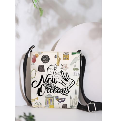 MAOFAED New Orleans Gift, New Orleans Crossbody Bag for Women, New Orleans Travel Gift, New Orleans Souvenir3
