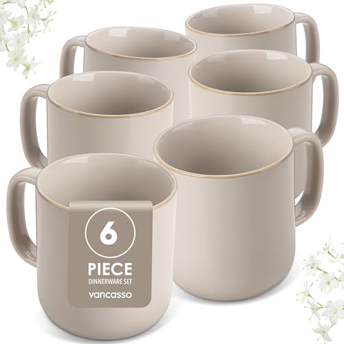 MATERIALI DI ALTA QUALITÀ E LAVORAZIONE INGENIOSA - Realizzato in grès ceramico di alta qualità, è resistente all'usura, ai graffi e durevole. Anche dopo un uso prolungato, mantiene la sua piacevole sensazione tattile, aggiungendo un tocco di ritualità minimalista al bere quotidiano.
