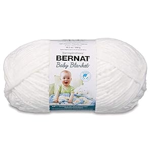 Bernat Baby Blanket Garn Weiß 300g