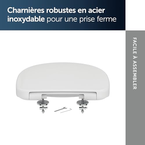Abattant WC Ideal Standard Connect Space Blanc 39 cm - 5