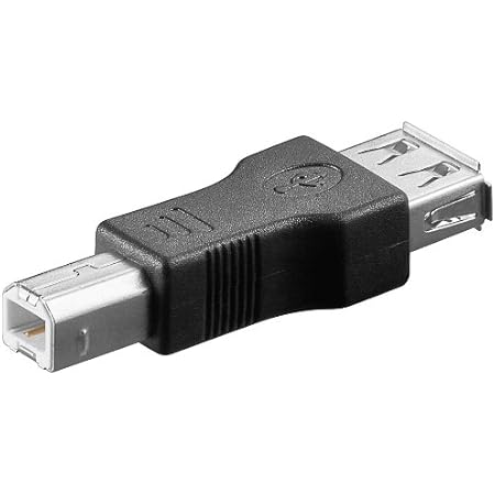 3er Set USB Adapter - A-Buchse auf B-Stecker