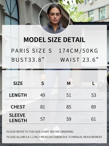 Image of Women's Cardigan Jackets Cropped Lightweight Fall Open Front, Long Sleeve Knit Zip Up Sportswear Slim Fit Workout Tops