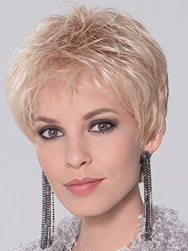 Coco Wig Color Sand Rootd - Ellen Wille Wigs Petite Average Cap 3.5" Short Pixie Cut Synthetic Lace Front Monofilament Crowne Piece Out Bangs Peluca Smaller Heads