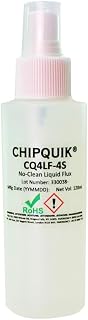 (QTY 1) CHIP QUIK CQ4LF-4S Liquid Flux No-Clean in 120ml (4oz) Spray Bottle