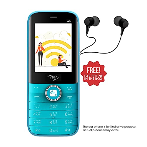 Image of (Refurbished) Itel Magic 2(Blue, 4G, Wi-Fi Hotspot Support)
