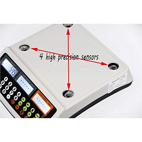 Báscula electrónica plataforma 66LB alta precisión digital miniatura 3
