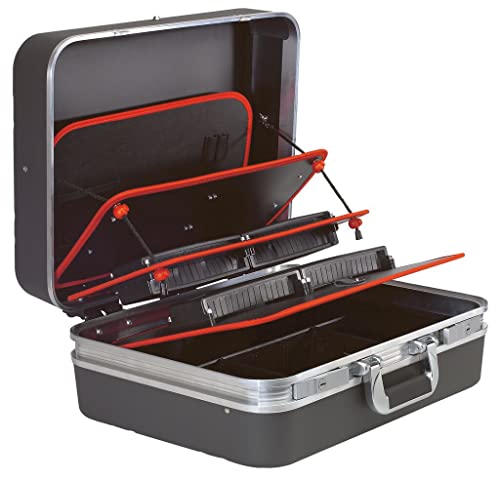 FACOM - Valise Technicien - BV.51A - Mallette à Outils - 4 Surfaces de Rangements - 8 Racks - Verrouillage par clé numérotée - Boitier Robuste et Durable - Outillage à Main