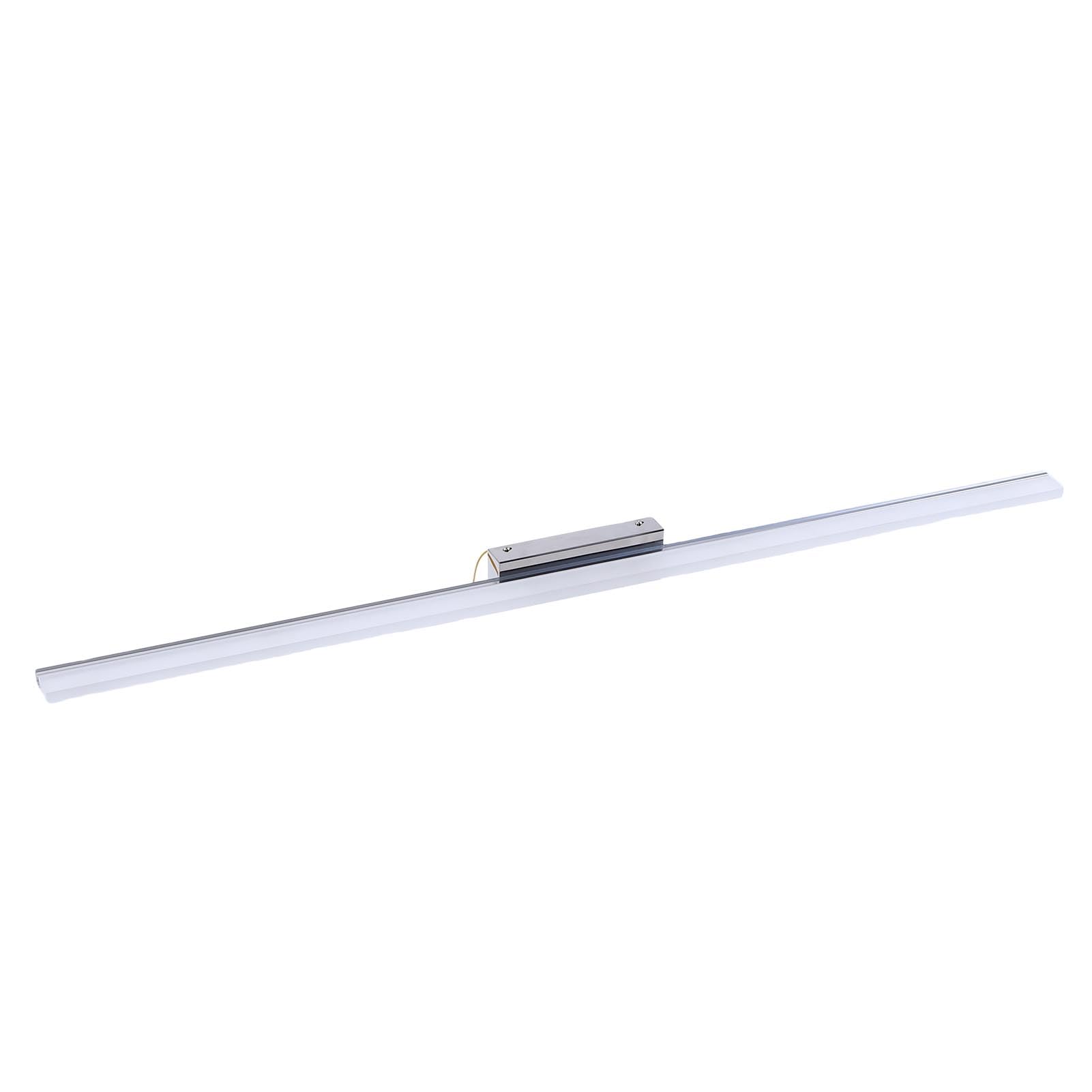 SIXRUN Lampada da Bagno Sopra lo Specchio, Barra Luminosa a LED per Trucco con 3 Temperature di Colore Dimmerabili, Luce in Acciaio Inossidabile da 120 Cm per il Trucco del Bagno di Casa