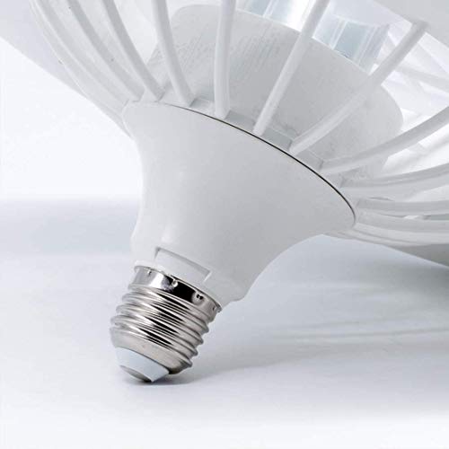 Ventilateur plafonnier LED E27 compact 30cm pour petits espaces et chambre - 6