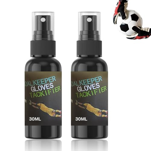 Gubuyi Spray Guantes Portero Futbol, Spray Antideslizante para Guantes de Portero, Adhesivo Antideslizante para Guantes, Agente Adhesivo Portátil para Porteros, Mejora Agarre de Guantes