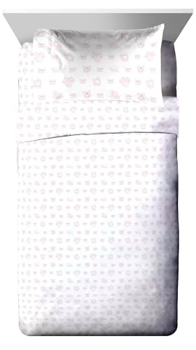 Image of Jay Franco Comforter Set Includes Sheets and Pillow Covers - Soft and Cozy Bed Set for Stylish Room Decor, Official Licensed Product, Multi - Hello Kitty, 5 Piece Twin
