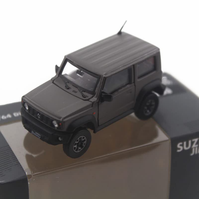 Suzuki Jimny 1:64 gris mat haut de gamme miniature de collection pré-construite FloZ Jeep LHD