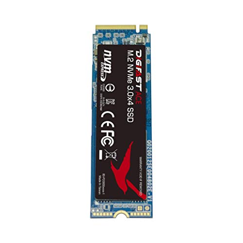 Digifast Ace 1TB M.2 NVMe SSD, PCIe Gen 3x4 M.2 2280 Solid State Drive with Read 3470 MB/s, Write 3000 MB/s