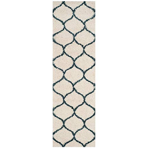 image for Safavieh Hudson Shag Collection SGH280T Moroccan Ogee 2-inch Thick Run