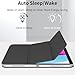 KenKe Case for iPad 11-Inch A16 11th Generation & iPad 10.9-Inch 10th Generation (2025/2022), Convenient Magnetic Attachment Lightweight Cover with Two-Way Trifold Stand, Auto Sleep/Wake, Black