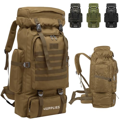 Jupplies Mochila Tactica Militar 80l Oxford 600d Impermeable Ipx5 Con Sistema Molle, Cremalleras Reforzadas Y Gran Capacidad Para Senderismo, Cam Jupplies Mochila Tactica Militar 80l Oxford 600d Impermeable Ipx5 Con Sistema Molle, Cremalleras Reforzadas Y Gran Capacidad Para Senderismo, Cam