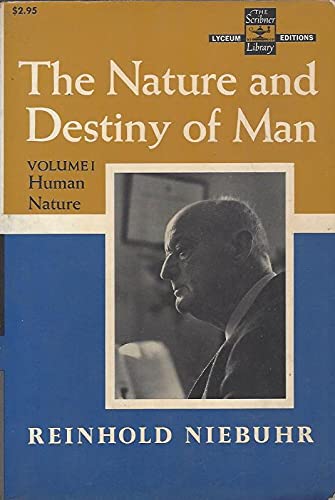 The Nature and Destiny of Man Violume 1 Human N... B006KLHIY4 Book Cover