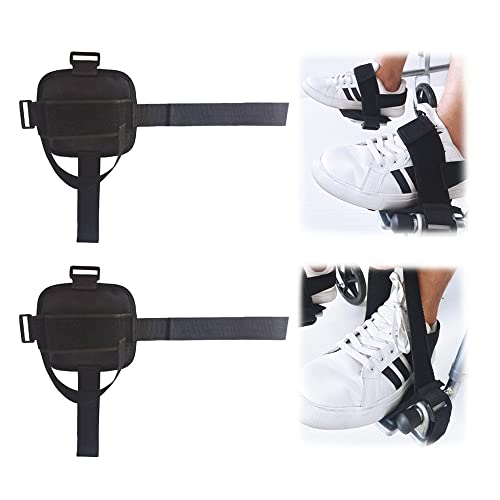 Correas de zapatos de retención para sillas de ruedas, Soporte de zapatos ajustable para reposapiés para sillas de ruedas, Soporte de fijación de zapatos para adultos mayores y discapacitados