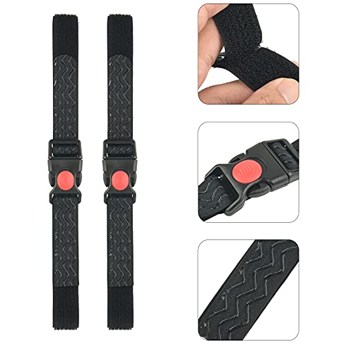 image for Cosmos 2 Pcs Bike Wheel Stabilizer Straps Anti-Slip Adjustable Fasteni