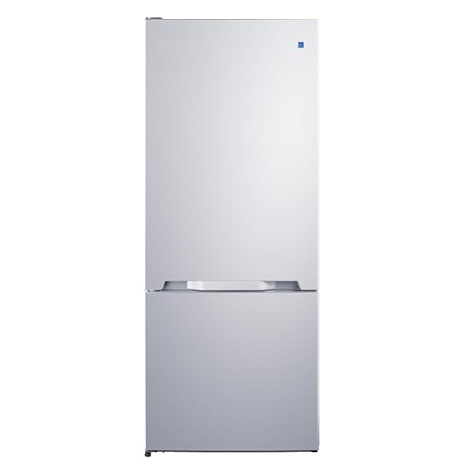 Summit 28" Bottom Freezer Refrigerator, Refrigerator- Freezer, Energy Star, White - FFBF151WLHD (Left Hand Door)