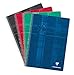 Produktbild Clairefontaine 8139C Registerbuch Taben, A4, blanko, Spirale kariert, 112 Blatt, farbig sortiert