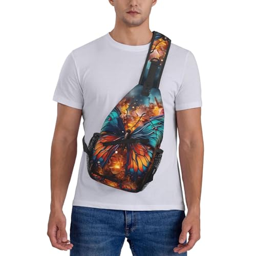 Bolso bandolera pequeño para senderismo unisex negro miniatura 7