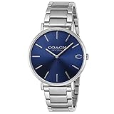 [コーチ] 腕時計 CHARLES ネイビー 14602429 メンズ シルバー [並行輸入品]