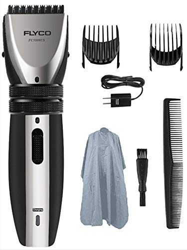 Hair Clippers, FLYCO Electric Hair Trimmers for Men, Cordless Waterproof Beard Trimmer, Quiet