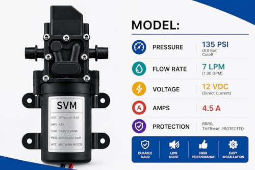 FIYANS SPRAY 12V 135 PSI Water Pump - Image 4
