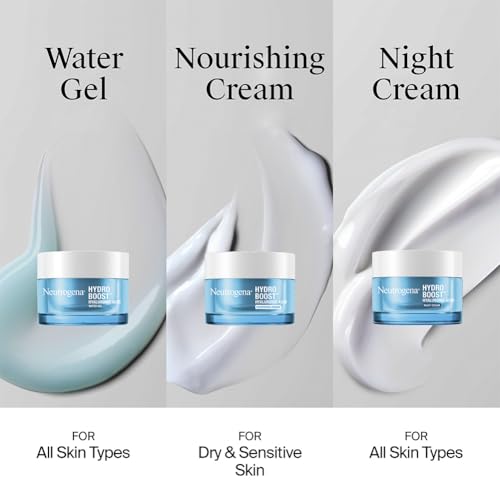 Neutrogena Hydro Boost Hyaluronic Acid Nourishing Cream | Enriched with Ceramides, Amino Acids | 72-Hour Deep Hydration | All Skin Types | For Men & Women 50g - Image 12 thumbnail
