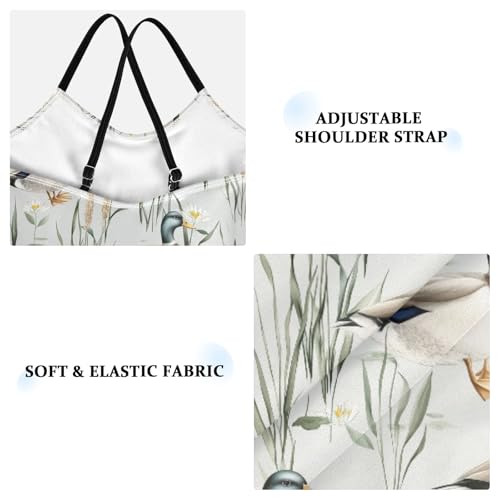 Girls Swimwear 3-10 Years One Piece Halter Swimsuit Mallard Ducks Beach Bathing Suit3