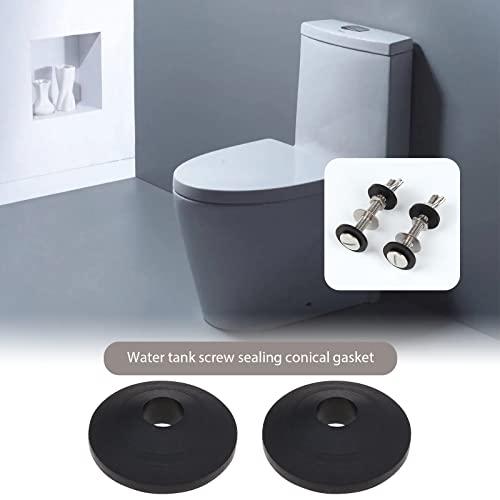 The Lord of the Tools 10Pcs Toilet Seat Washer Replacement Toilet Seat Hinge Fitting Replacement Rubber Accessories for Loose Toilet Seats 27mm/1.1inch - Image 2