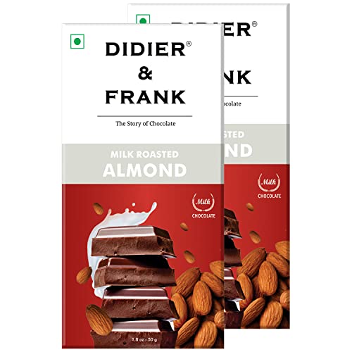 Image of Didier & Frank Roasted Almond Milk Chocolate, 50g
