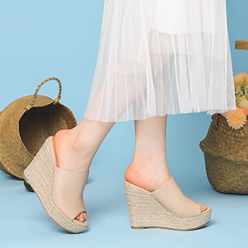 Perphy Open Toe Espadrille Wedge Heel Platform Slide Sandal for Women2