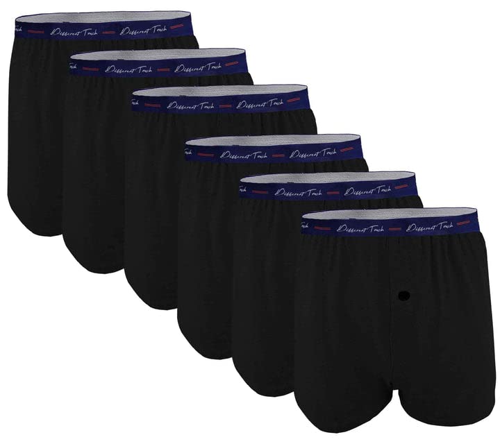 Different Touch 6 Pack USA Big & Tall Signature Waistband Jersey Shorts Boxers Underwear