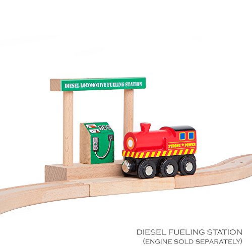 Water Tower, Coal Hopper, Diesel Fuel Station Combo Pack for Wooden Railway Compatible with Thomas, Chuggington, Brio - Thumbnail 2