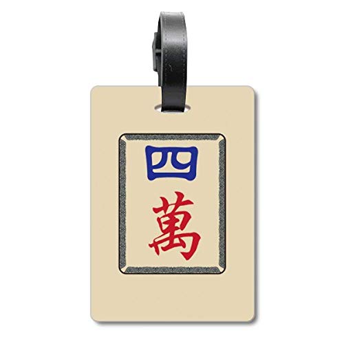 Mahjong étiquette d'identification pour valise voyage sans stress