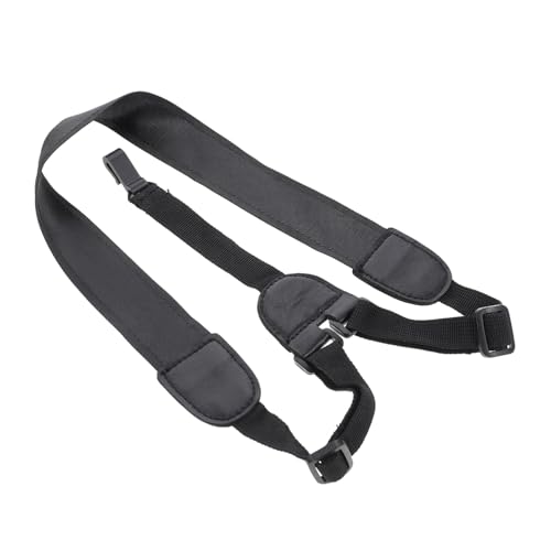 LIFKOME Cinturón para Ukulele Negro Resistente y Ligero con Diseño Correa para Cuello Accesorio...
