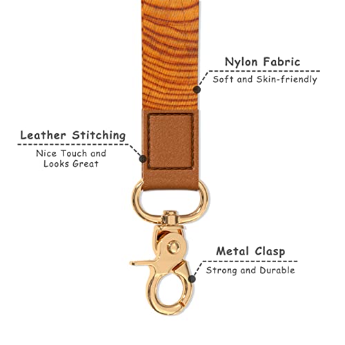 Image of Wrist Lanyard Key Chain, Cute Wristlet Strap Keychain Holder for Women Men Car Keys ID Badges Card Wallet Phone Camera