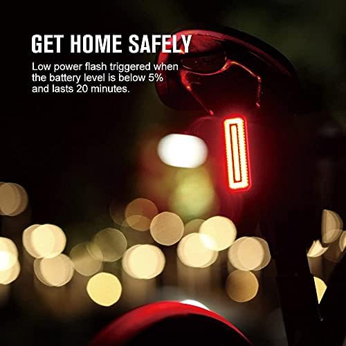 OLIGHT RN 100 TL Rear Bike Lights 100 Lumuns USB Rechargeable Smart and Safe Bicycle Tail Lights, 8 Modes Waterproof MTB Cycling Lights for Urban Riding and Daily Commuting