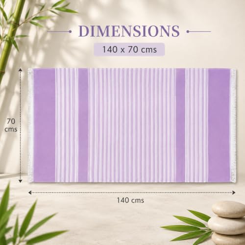 Image of 100% Bamboo Towels for Bath, Ultra Soft Skin-Friendly Travel Towel, Lightweight Quick Dry Bamboo Bath Towel Large Size for Men & Women, Highly Absorbent & Anti-Odour Towels, Pack of 3