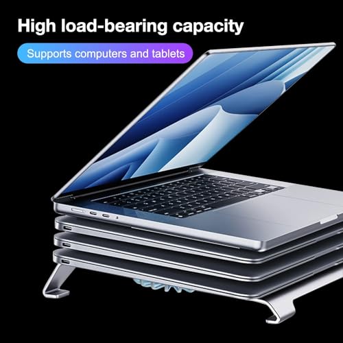 Soporte para laptop que evita sobrecalentamiento con doble ventilador Tipo C 4
