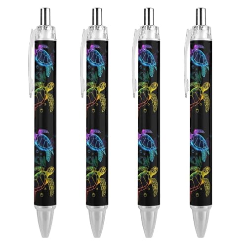 Bolígrafos de tortugas hawaianas de 0.5 mm: estilo tropical y escritura suave para tu oficina