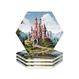 Comodo da riporre: il set include un supporto per sottobicchieri in metallo nero. Non c'è bisogno di sottobicchieri posizionati ovunque. Quando non in uso, puoi metterli direttamente nel supporto, che renderà la tua casa più ordinata. Ideale per casa, cucina, soggiorno, bar, hotel, feste e ristoranti.