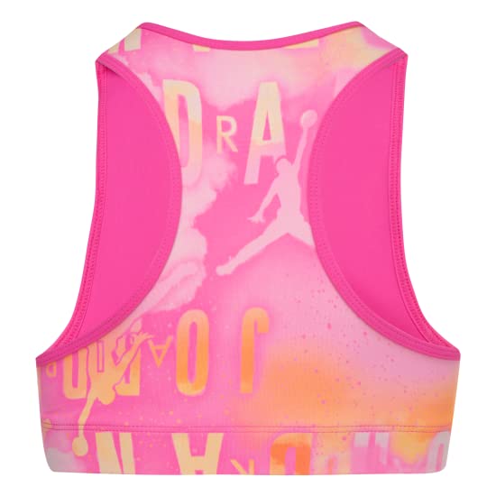 Junior Sports Essential Printed Bra Girls Size Medium and Large Color Pinksicle and White4