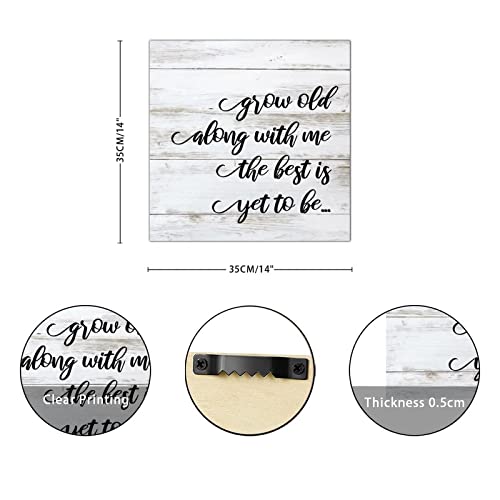 Panneau mural en bois Grow Old chic pour déco intérieure - 3